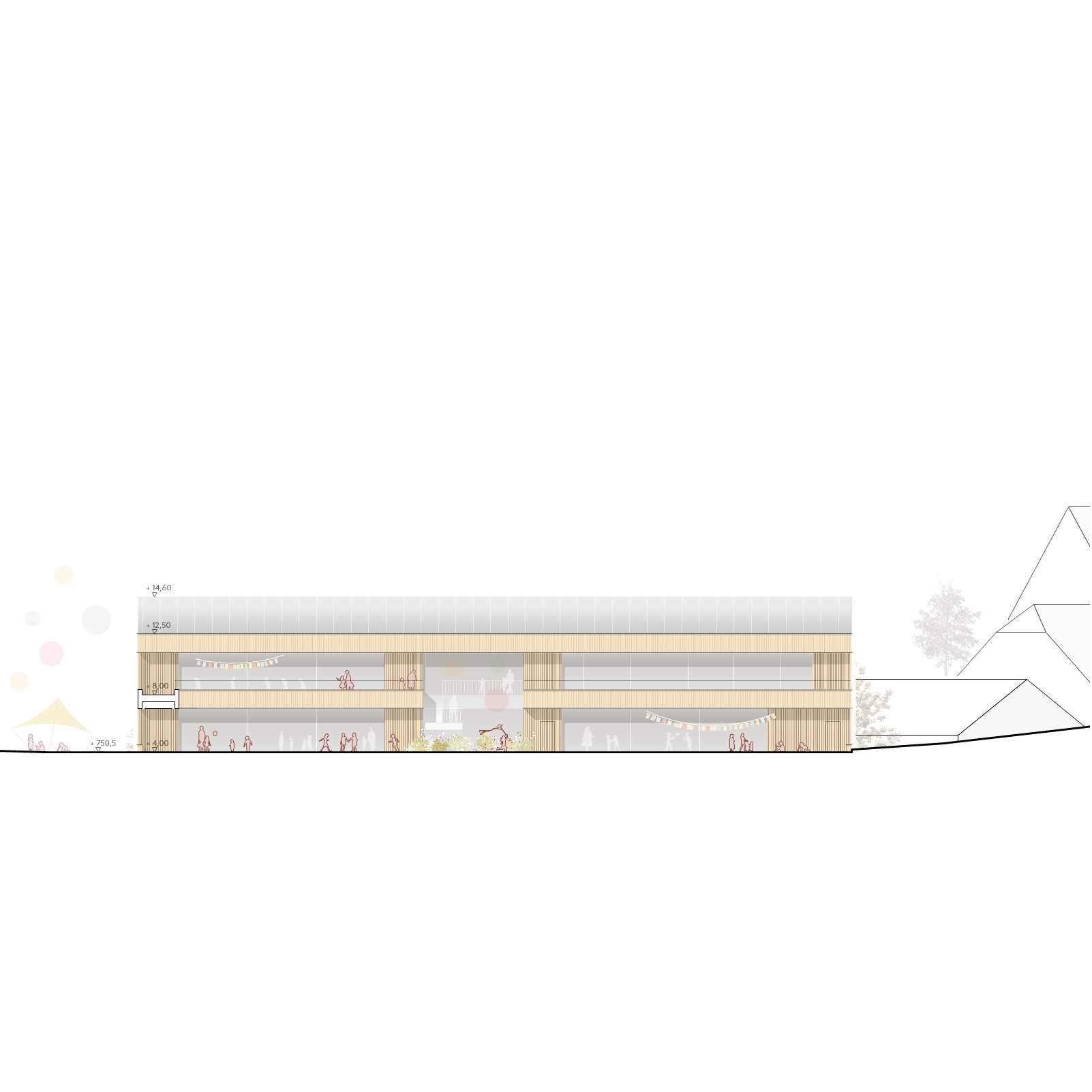 Kindergarten Koppl_Ansicht back