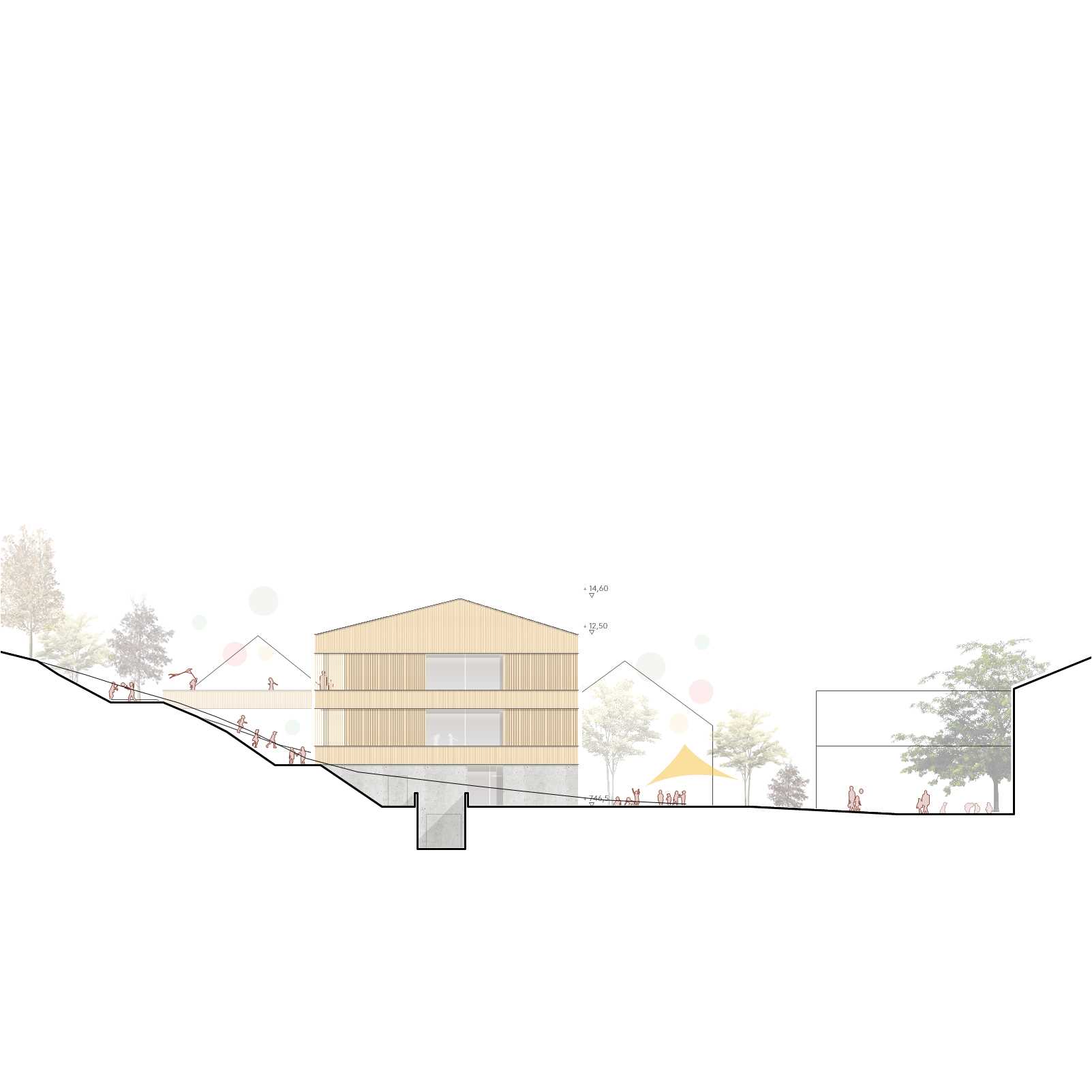 Kindergarten Koppl_Ansicht seite